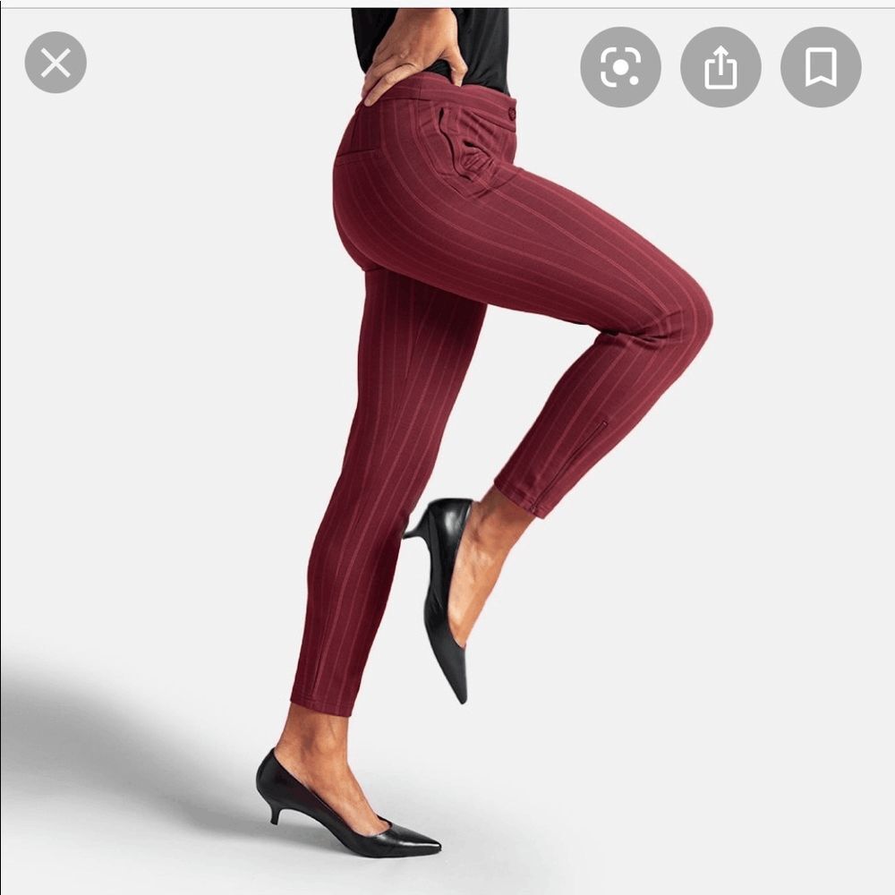 Betabrand Star Sherry Skinny Cigarette Dress Pant Yoga Pants XLarge Long Tall